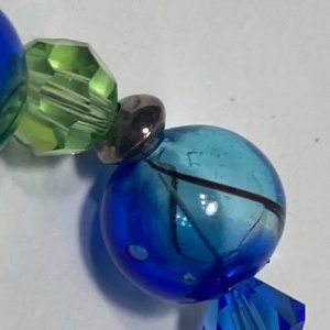 Blue & Green Toggle Clasp Bracelet